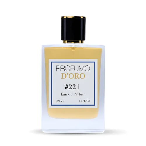 Profumo Doro #221 Eau de Parfum – 100 ml Flakon, eleganter Vanille-Amberduft mit holziger Wärme